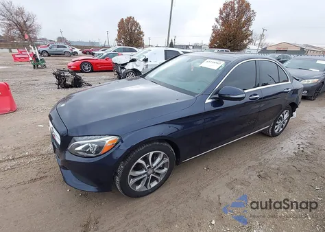 2017 Mercedes-Benz C 300 4Matic из США, поврежденный, VIN WDDWF4KB8HR217503